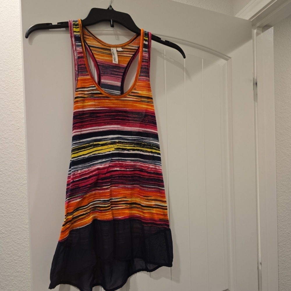 Hang Ten Colorful Striped Tank Top